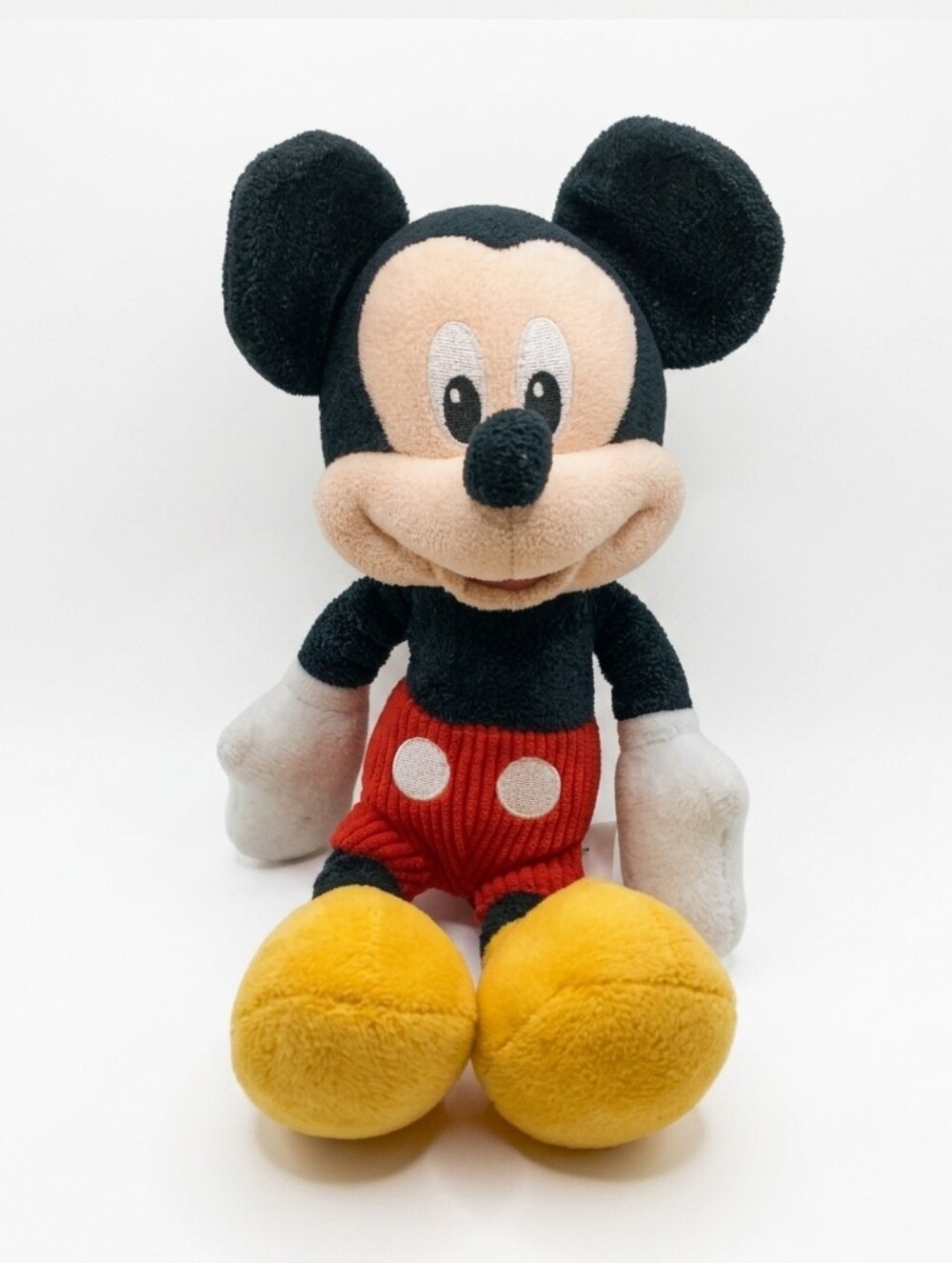Disney Mickey Mouse Plush - Classic Black, Red, and Yellow✨